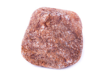 macro spinel stone on a white background