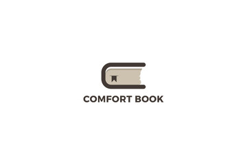 Letter C ebook logo 