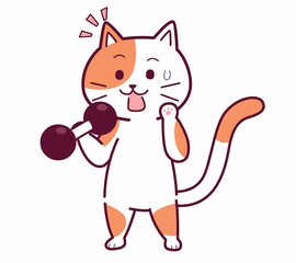猫ちゃんのイラスト