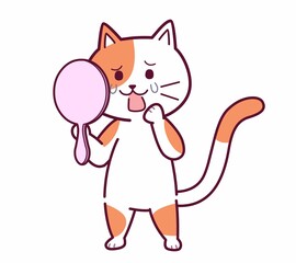 猫ちゃんのイラスト