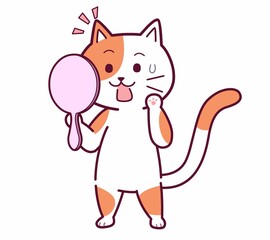 猫ちゃんのイラスト