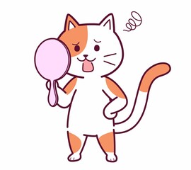 猫ちゃんのイラスト