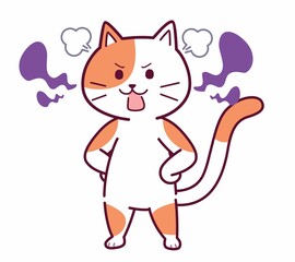 猫ちゃんのイラスト