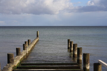 Naklejka premium Alter Steg Kellenhusen
