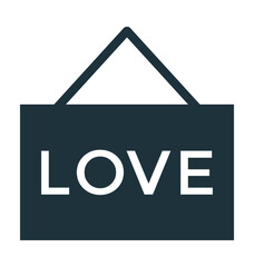 Love Hanging Sign