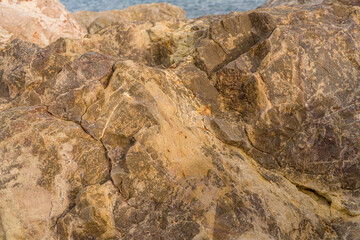 Stones texture nature photo. Rock background. Mountain close-up. Mountain texture.