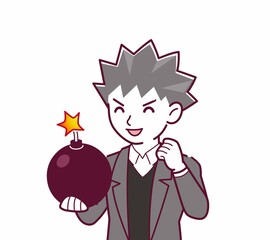 悪い雰囲気の詐欺師