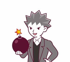 悪い雰囲気の詐欺師