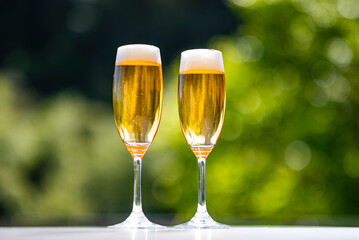 ビール　夏イメージ