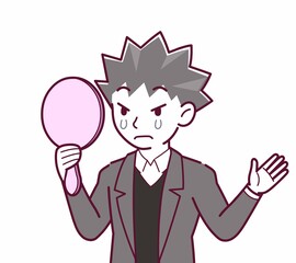 悪い雰囲気の詐欺師