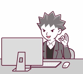 悪い雰囲気の詐欺師