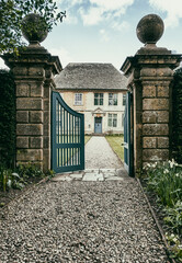 English Manor House Entrance Gates