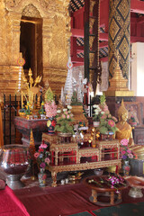 buddhist temple (wat phra that lampang luang) in lampang (thailand)