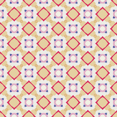 Seamless vector pattern in geometric ornamental style. ornament for wrapping, background or book