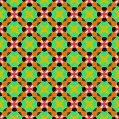 Seamless vector pattern in geometric ornamental style. ornament for wrapping, background or book