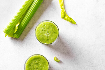 Green celery juice