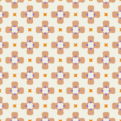 Seamless vector pattern in geometric ornamental style. ornament for wrapping, background or book