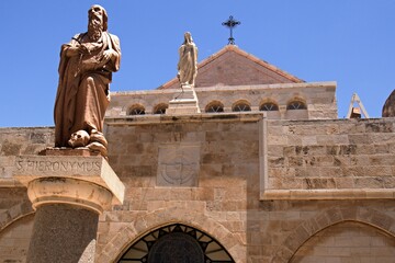 Obraz premium The Church of the Nativity of Jesus Christ. Bethlehem. Palestine.