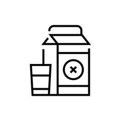 Medical insurance icon. Healthy protection vector illustration. Editable stroke.