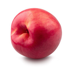 Red apple isolated on white background, clipping path.