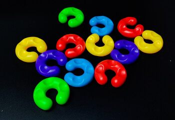 colorful toys collection