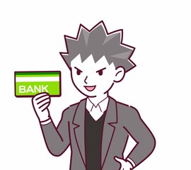 Fototapeta premium 悪い雰囲気の詐欺師