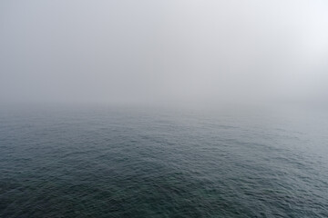Fog over sea