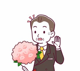 立派な格好をした社長