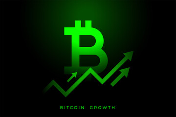 upward growth graph of bitcoin