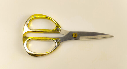 scissors on a white background