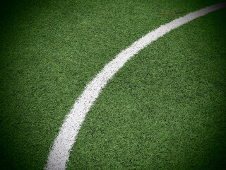 Fototapeta premium soccer field with grass