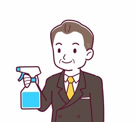 立派な格好をした社長