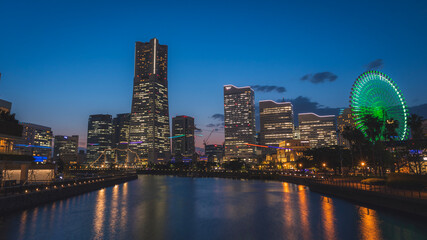 みなとみらいの夜景