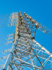 高圧電線　鉄塔