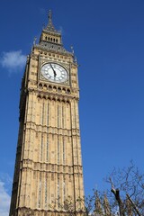 Fototapeta na wymiar London Big Ben clock - London landmark