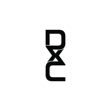 dxc letter original monogram logo design