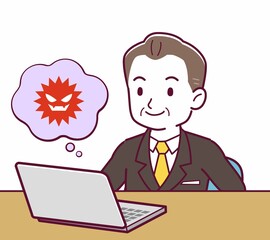 立派な格好をした社長