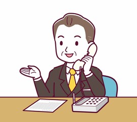 立派な格好をした社長
