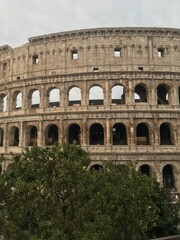 Fototapeta na wymiar Colosseum in Rome, Italy (2019)