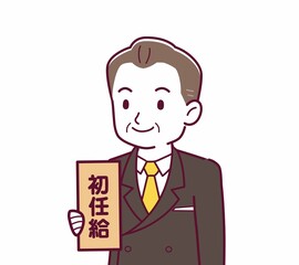 立派な格好をした社長