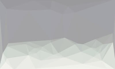 Abstract and grey polygonal background