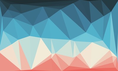 Abstract multicolored background with light poly pattern