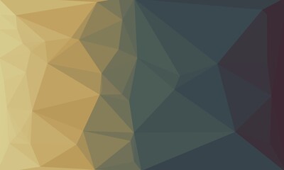 Abstract and dark gradient polygonal background