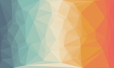 Obraz premium Abstract and colorful geometric background with poly pattern