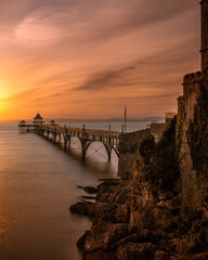 Clevedon Pier at Sunset