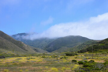 Panorama Landschaft am Pacific Coast Highway, Kalifornien