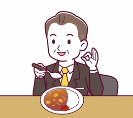 立派な格好をした社長