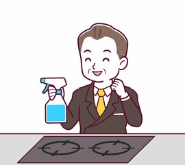 立派な格好をした社長