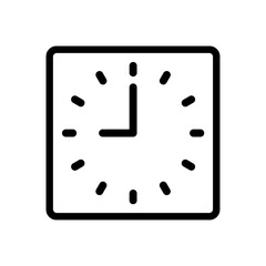 Watch dial on a white background. Vector isolated illustration icon