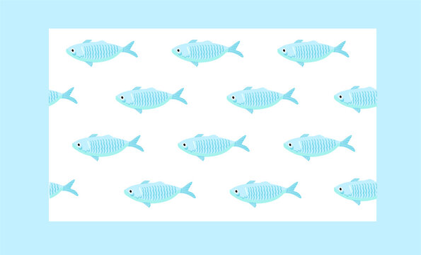 vector image of fish